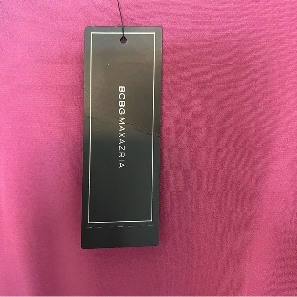 Nwt-Bcbgmaxazria Asymmetric Knit Maxi Dresssize M Color-Violet Quartz - Picture 10 of 13